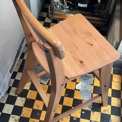 【RKG】特価！IKEA/INGOLF/インゴルフ/子ども用チェア /アンティークステイン/403.538.39/中古の画像