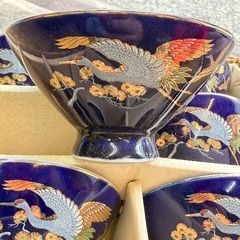 ⭐️清水焼⭐️清水陶苑⭐️茶碗10セット⭐️鶴の画像