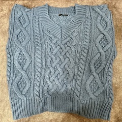 EMODA ニット　ブルー（ネイビー）の画像