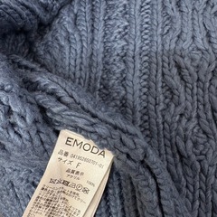 EMODA ニット　ブルー（ネイビー）の画像