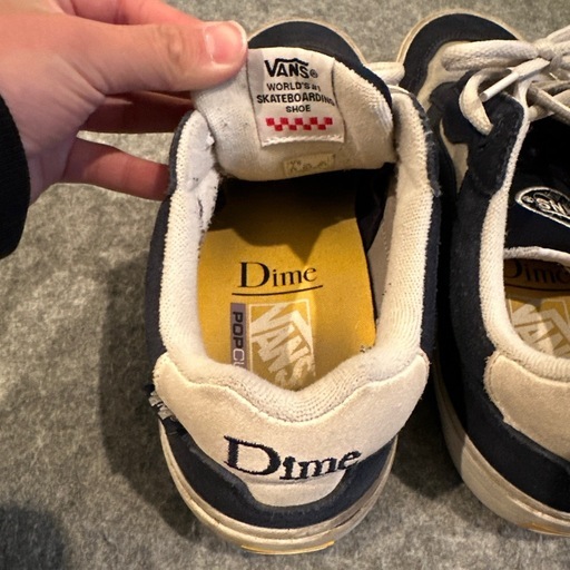 VANS✖️Dime スケートシューズ ネイビー/グレー
