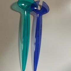 【新品未使用】Tupperware トング（ブルー×グリーン）の画像