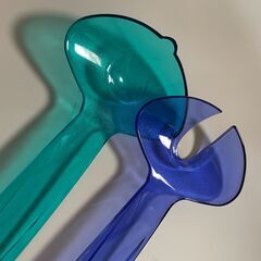 【新品未使用】Tupperware トング（ブルー×グリーン）の画像