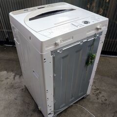 ⭐️年末在庫処分‼️ 3,000円/06 SHARP シャープ 全自動電気洗濯機 4.5Kg 上開き 95L ES-GE45R-C ベージュ系 2016年製 通電確認済みの画像