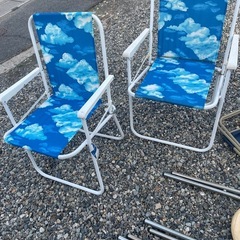 キャンプ椅子、テントなどまとめての画像