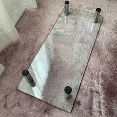 ガラス　テーブル台
の画像