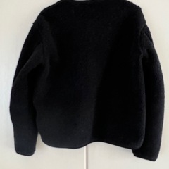 UNIQLO ボアジャケット ブラックの画像