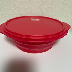 【新品未使用】Tupperware ゴーフレックス（レッド）の画像