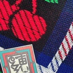 レトロかわいい こたつ布団 さくらんぼ柄の画像