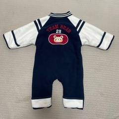 美品　カバーオール　ロンパース　フリースの画像