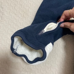 美品　カバーオール　ロンパース　フリースの画像