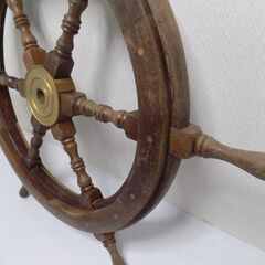 舵輪　操舵輪　最大幅740mm　現状品　【非対面取引です】の画像