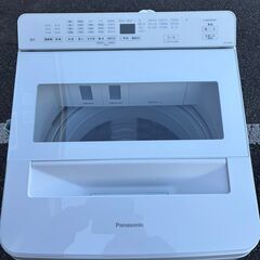 洗濯機  パナソニック 2023年 NA-FA8K1 8㎏【安心の3ヶ月保証・送料に設置費込み】🚚自社配送時💳代引き可🚚(現金、クレジット、スマホ決済対応)の画像