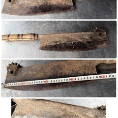 押切　押し切り　藁切　ワラ切り　スライド式　農作業　酪農用　花屋用　古民家具　昭和レトロ　アンティーク　替刃付の画像