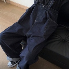 レディース　デニム　オールインワン  ジャンプスーツの画像