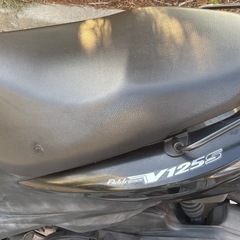 令和8年自賠責、バッテリ新品　アドレスV125 ブラック スクーター　大阪 直接引き取りのみ　ジャンクの画像