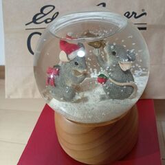 スノードーム　エディー・バウアー　クリスマスの画像