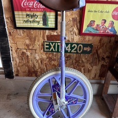 ブリジストン 子供用一輪車 一輪車スタンド付きの画像