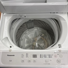 ☆ドリーム荒牧店☆ジモティー割引有☆【クリーニング済み】Panasonic/5.0kg洗濯機/NA-F50B15/2022年製の画像