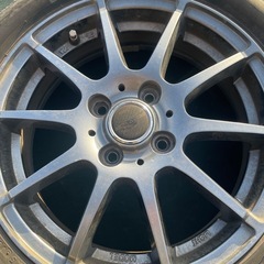 165/55R15インチ シュナイダーホイールセット BSタイヤはおまけの画像