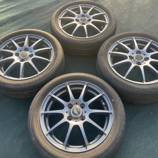 期間限定値下げ165/55R15インチ シュナイダーホイールセット BSタイヤはおまけ