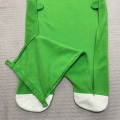 ベビー　おくるみ　カエル　フリースの画像
