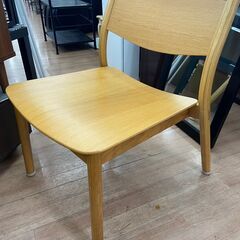 オーク材ラウンジチェア 無印良品 ダイニングチェア 参考価格 35000円💳自社配送時🌟代引き可💳※現金、クレジット、スマホ決済対応※の画像