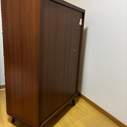 ディノス】ダークブラウン木製チェスト 6段ISSEIKI (山川) 中津の収納