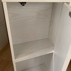 ホワイトラック(スリム3段)オープン/扉付の画像