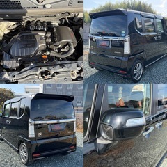 車検2年付🚗コミコミ価格！！平成25年式ホンダN-BOXカスタムGLパッケージ　プッシュスタート　片側パワースライドドア　アイドリングストップ　キーレス　タイミングチェーン式エンジン　ドアミラー　室内も綺麗です！　距離多めですが各機関良好でまだまだ活躍してくれるお車です！！の画像