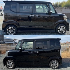 車検2年付🚗コミコミ価格！！平成25年式ホンダN-BOXカスタムGLパッケージ　プッシュスタート　片側パワースライドドア　アイドリングストップ　キーレス　タイミングチェーン式エンジン　ドアミラー　室内も綺麗です！　距離多めですが各機関良好でまだまだ活躍してくれるお車です！！の画像