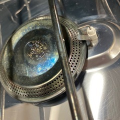 2512-621 キャプテンスタッグ ストークス ガスツーバーナーコンロ M-8808 着火動作のみ確認済み 中古の画像