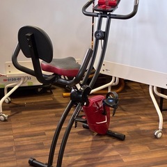 【バナナ苫小牧】使用感あり　動作未チェック　アルインコ フィットネスバイク AFBX4620の画像