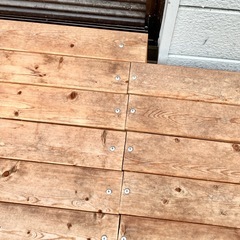 【28日午後お取引】お庭のウッドデッキ、和庭園洋風イングリッシュガーデン、DIY板資材の画像