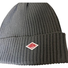 新品タグ付✨Dantonニットキャップビーニーグレーウール素材の画像