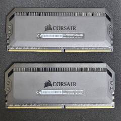 デスクトップ用 ゲーミングメモリ 16GB CORSAIR DOMINATOR DDR4 3200MHzの画像