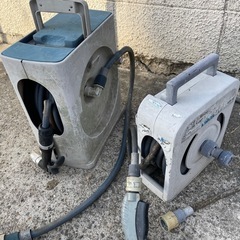 ホースリール　ホース　2つ　水道の画像