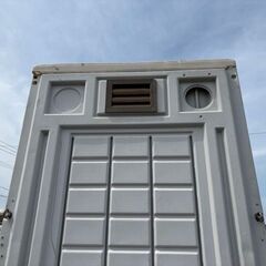 中古　扉新品　ポンプ式簡易水洗トイレ(和式／洋式もOK） 畑 置場 農園 仮設トイレの画像