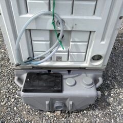 中古　扉新品　ポンプ式簡易水洗トイレ(和式／洋式もOK） 畑 置場 農園 仮設トイレの画像