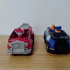 パウ・パトロール　ミニカー 2台セットの画像