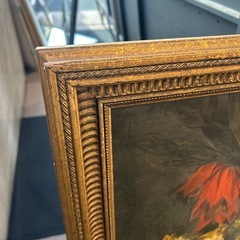 花瓶のバラ　ホテル絵画　大型絵画の画像