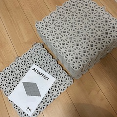  ベランダ IKEA タイル パネルの画像