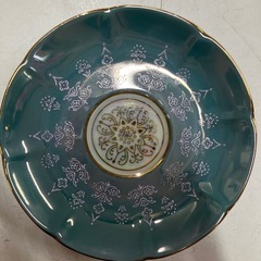 2512-622 ティーカップセット パールグリーン シェル 中古の画像