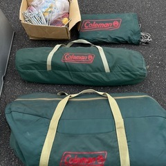 Colemanのキャンプ道具の画像