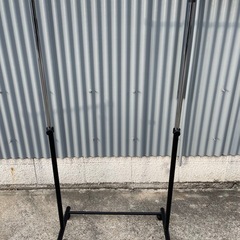 ①　ハンガーラック　高さ調節可能　キャスター付きの画像