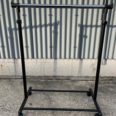 ①　ハンガーラック　高さ調節可能　キャスター付きの画像