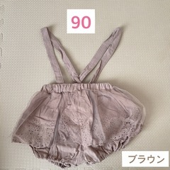 【未着用】ベビー　ショートパンツ　サロペットパンツ　4点セット　70〜90サイズの画像