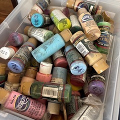 アクリル絵の具　セラムコート　アメリカーナ　中古の画像