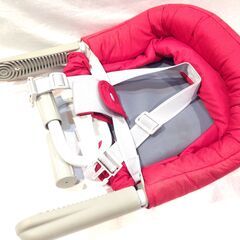 ●●309●カーサリッチ イングリッシーナ / レッド テーブルチェア / 5ヶ月～36ヶ月頃 / 折りたたみ ベビー チェア 持ち運び / ポータブルの画像