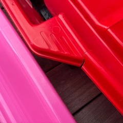 ソリ　雪遊び　子供の画像